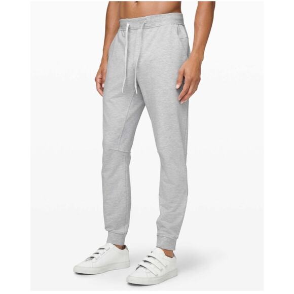Lululemon Men's City Sweat Jogger 29" Light Grey Jogger Pants Size S - Picture 1 of 13